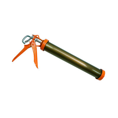 600ml Sausage Caulking Gun MH Sealant Gun 18 Thrust Ratio Neon Round Rod Construction Caulk Gun Kit with Aluminum Barrel