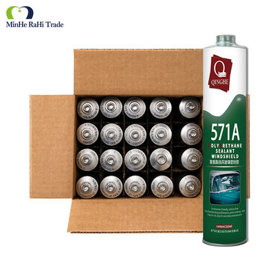 Good price MH571A Polyurethane Silicone Sealant Black Auto Marine 100% RTV Window Glass Door online