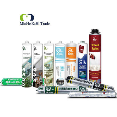 Good price CAS No. 63148-60-7 Adhesive Sealant Universal Fire Retardant Crystal Clear Paintable Silicone Caulk Sealant Polyurethane online