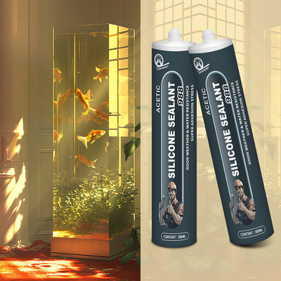 Good price Acetic GP Sealant Acid Cure Aquarium Colorless Gp Acetic Glass Roof Silicone Sealant online