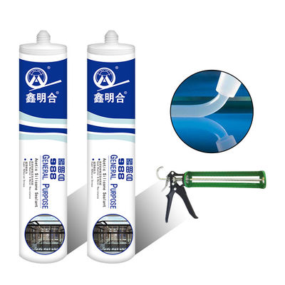 Good price MH988 Acid Sealant Anti Me Clear White Acetic RTV General Purpose Silicone Sealant for Construction online