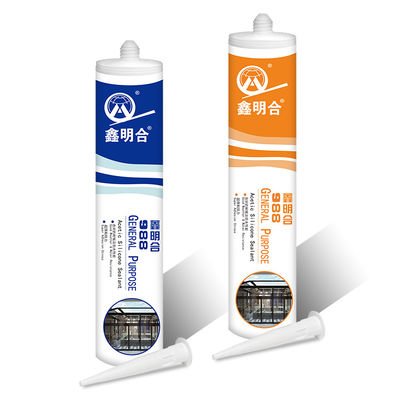 Good price 300ml Cartridge Acid Sealant Weatherproof Anti Fungus Glass Fixing Silicone Sealant online