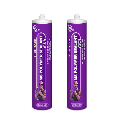 Good price 10.1oz Cartridge High Tack Clear Sealant 5 Year Mold Free Modified Ms Polymer 590ml Sausage Volume Shrink Crack-proof online