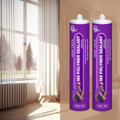 Good price High Elasticity Uv Resistant Polymer/hybrid Structural Ms Adhesive Silicone Paintable Sealant Waterproof Shelf Life 12 Months online