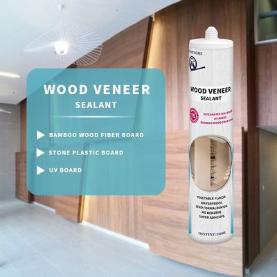 Good price Modified Ms Polymer Flooring Slat Wood Wall Panels Veneer Sealant Adhesion White 310ml MF Waterproof Veneer Adhesion online