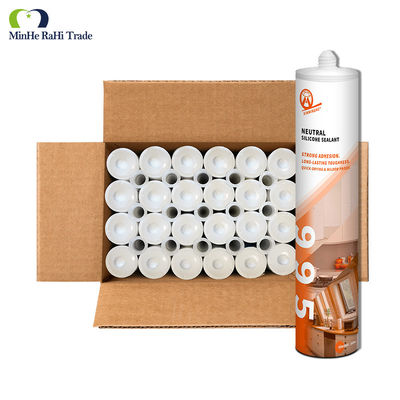 Good price MH995 Silicona Sealant 24 Cartridges 100% Neutral Weatherproof Aluminium Hollow Glass Roof Outdoor Silicone Adhesive Sealant online