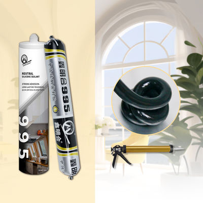 Good price MH995 Black Structural Adhesive Weatherproof Bonding Sealing Quick-dry Silicone Sealant for Glass and Roofing Sample Accepted online