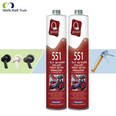 Good price Sample MH551 PU Sealant Auto Body Black Waterproof PU Sealant Adhesive for Construction Sealing Metal Concrete Wood Window Door online