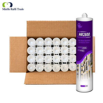 Good price 300ml White/Clear/Black 100% RTV Water Resistant Silicon Sealant for Curtain Wall EINECS No. 613-154-4 Silicone Free Sample online