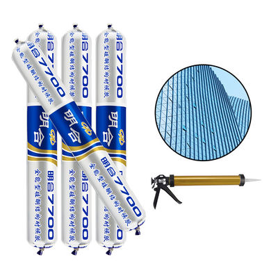 Good price MH7700 Clear White Neutral Silicone Caulk Sealant for Metal to Metal Structural Bonding online