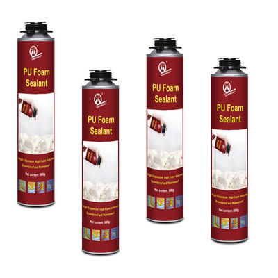 Good price 750ml High Density Low Expanding Soundproof Waterproof Bubble PU Foam Spray Professional Solution for Windows Door Frames online