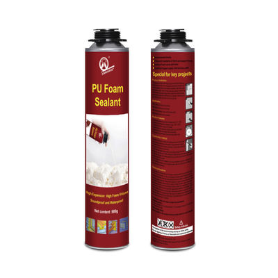 Good price CAS No. 9016-87-9 MH PU Foam Good Adhesive Waterproof Expanding Pu Sealant Spray Filling Polyurethane Foam 750ml Pu Foam online
