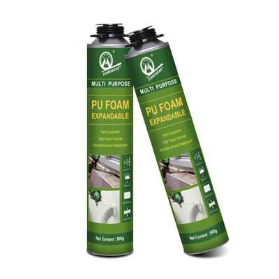 Good price Waterproof Expanding Spray Insulation Polyurethane PU Foam 9016-87-9 for Fixing Sealing Construction Steel Door Frame online