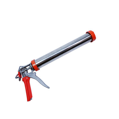 Good price 18 1 Thrust Ratio Aluminum Barrel Sausage Caulking Gun 20oz Stainless Steel Pushing Rod Joint online