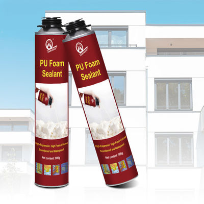 Good price White MH PU Foam Spray Sealing Construction Sound Absorption Thermal Insulation online